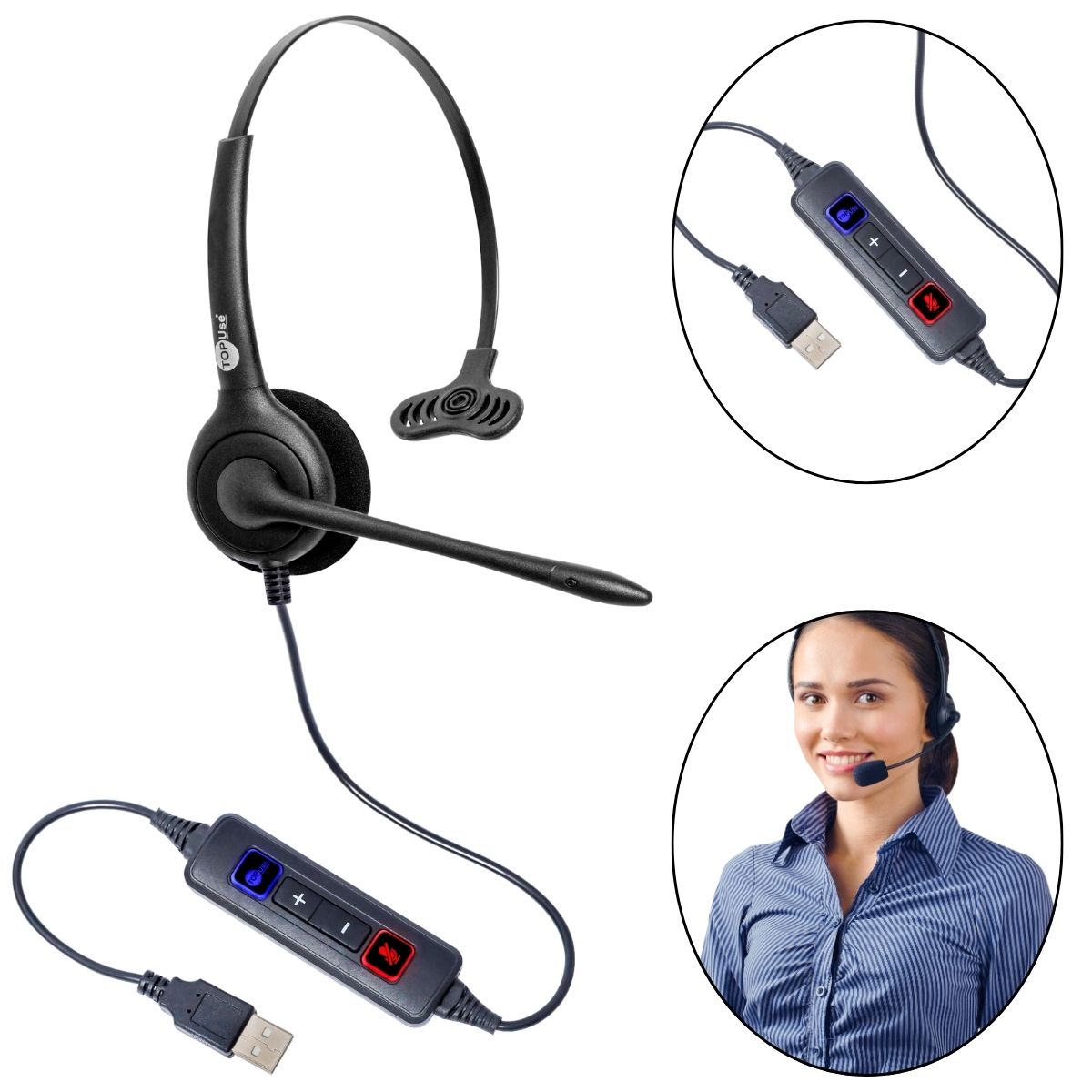 Headset FP-350 USB Pro
